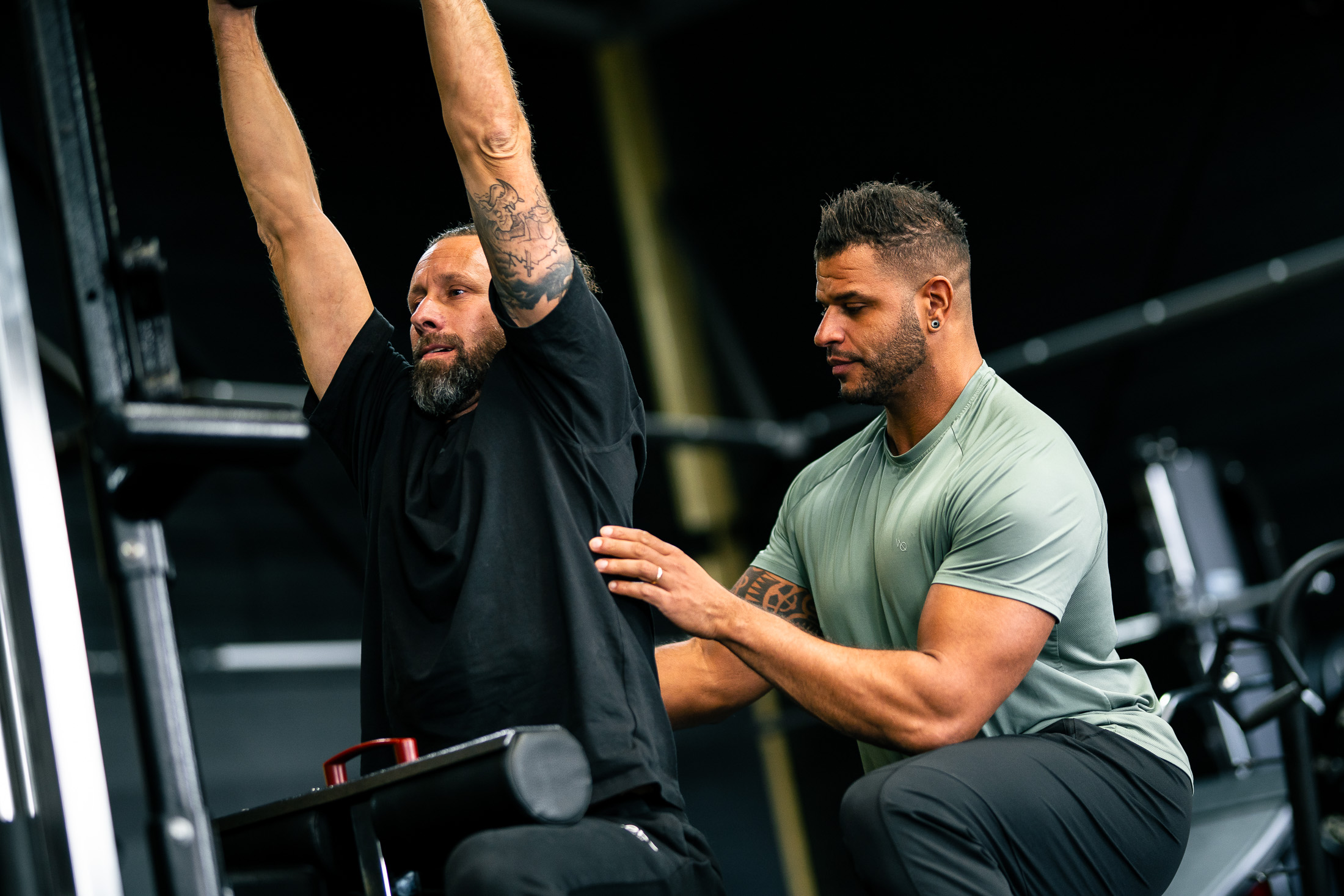 Coaching tijdens een training bij DOQUE